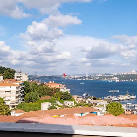 Bosphorus Bliss - Stunning 6br Dublex Penthouse דירה *